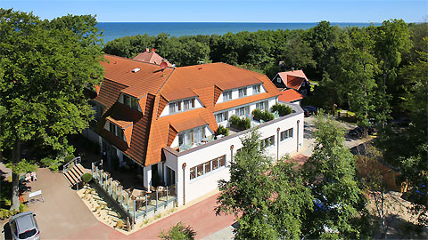 Luftbild Hotel „Haus am Meer“ an der Ostsee