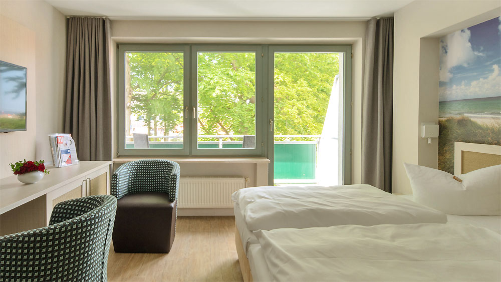 Doppelzimmer mit Balkon